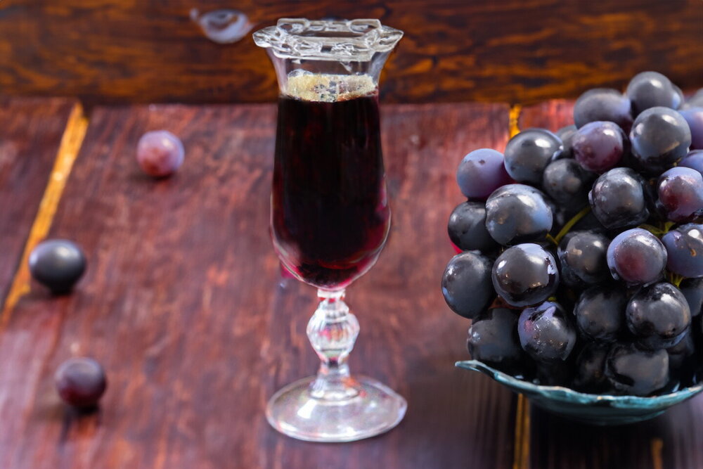 Homemade Isabella Grape Wine