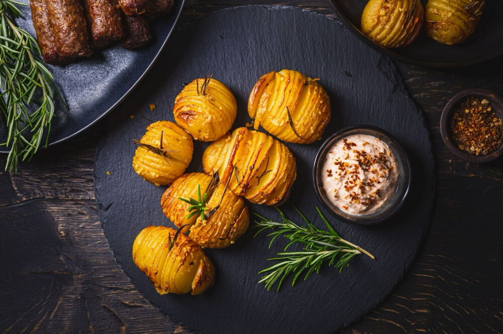 Hasselback potatoes