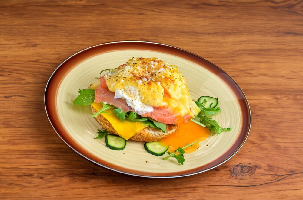 Eggs Benedict with Salmon