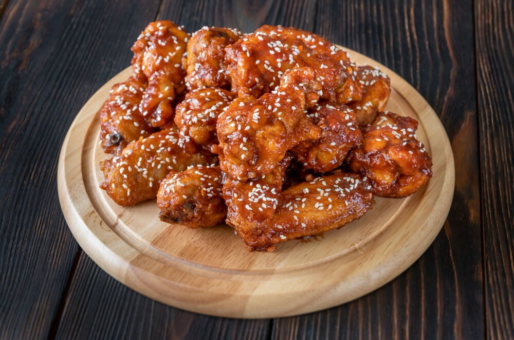 Spicy chicken wings
