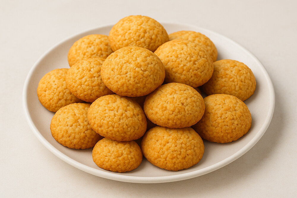 Ghanaian Poloo (Sweet Coconut Biscuits)