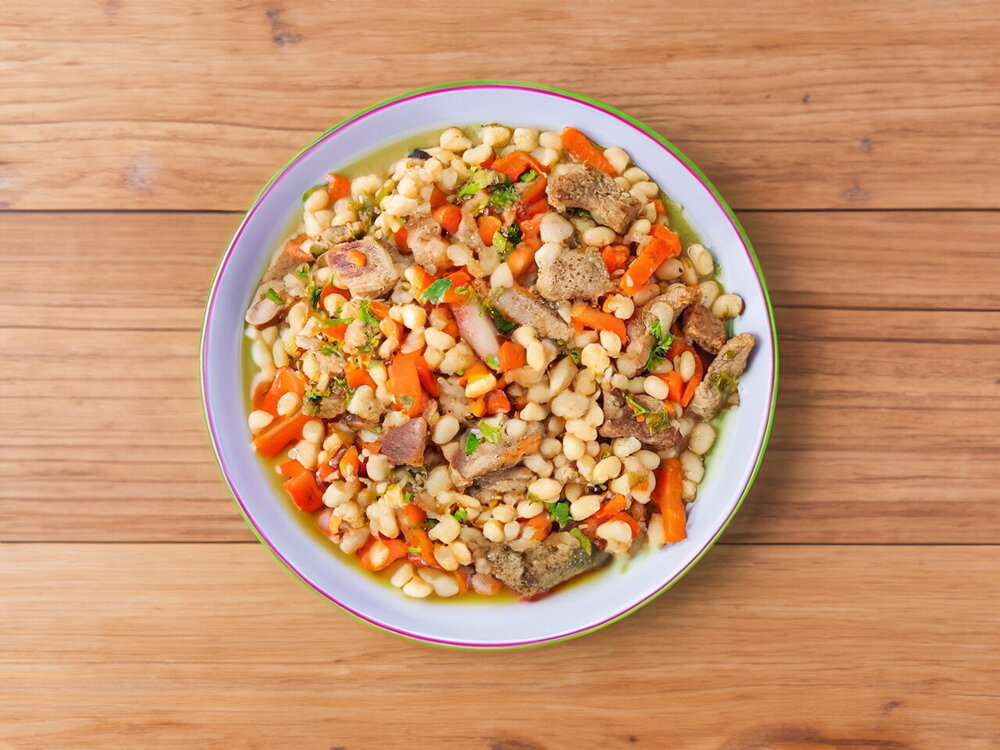 Braised Beef with Beans