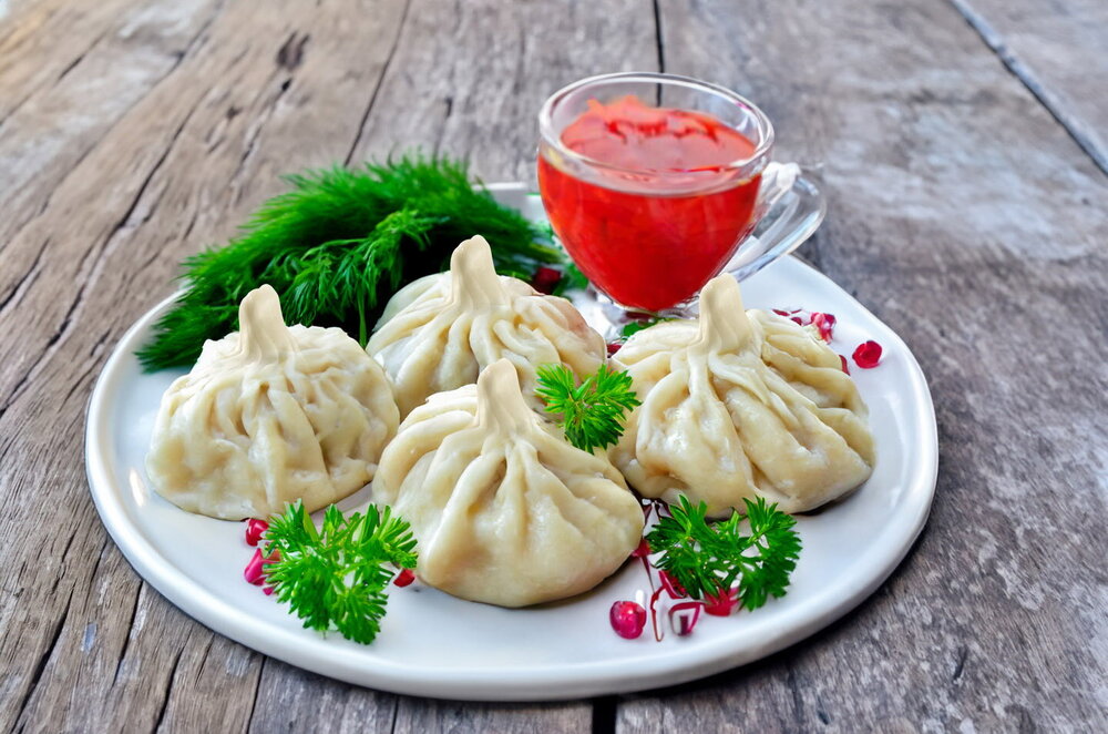 Homemade Georgian-Style Khinkali