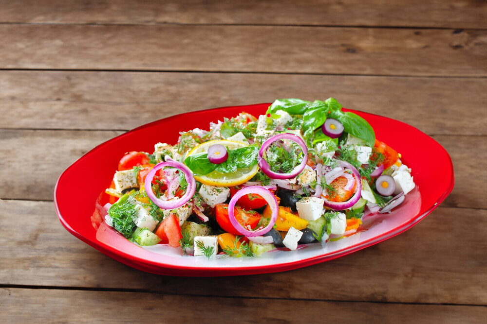 Classic Greek Salad with Fetaxa