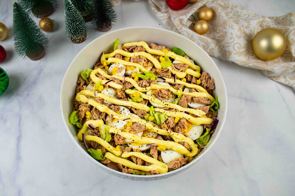 Ghanaian Christmas tuna salad