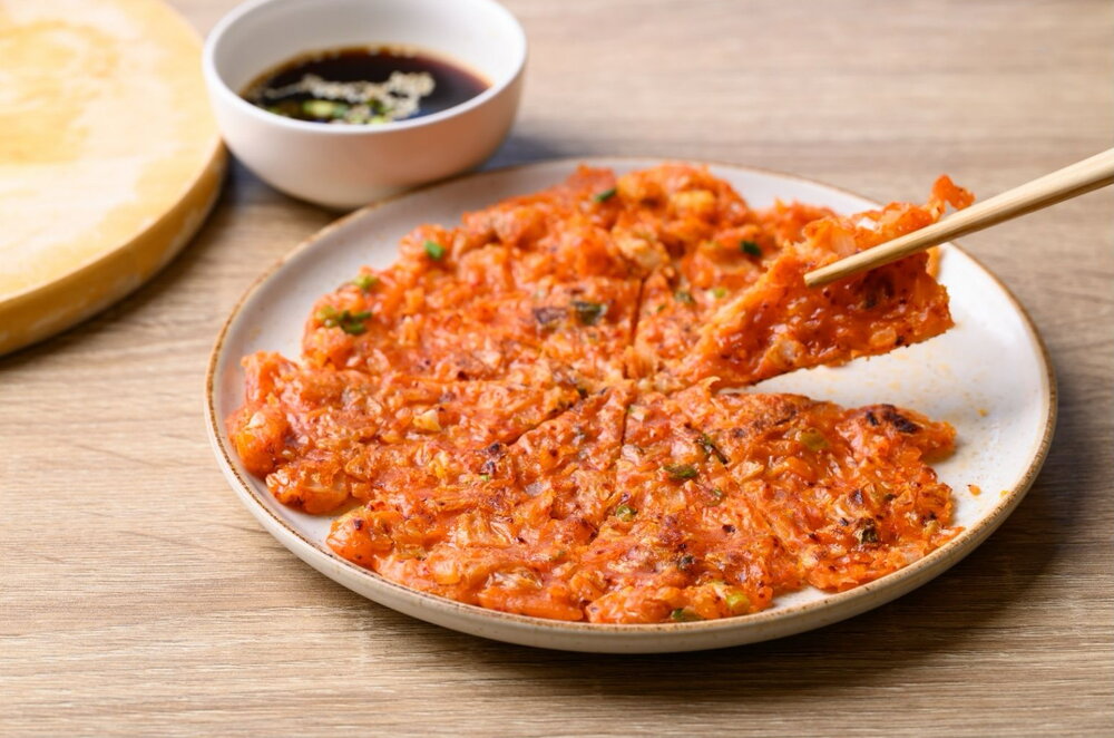 Korean kimchi pancake