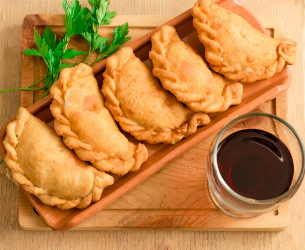 Lamb and mint pasties