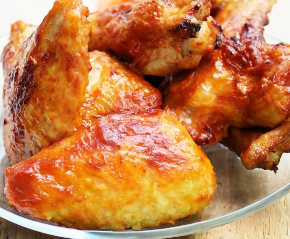 Grilled Chicken Wing Skewers