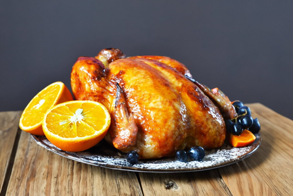 Oven-Baked Caramel-Glazed Chicken with a Golden Crust