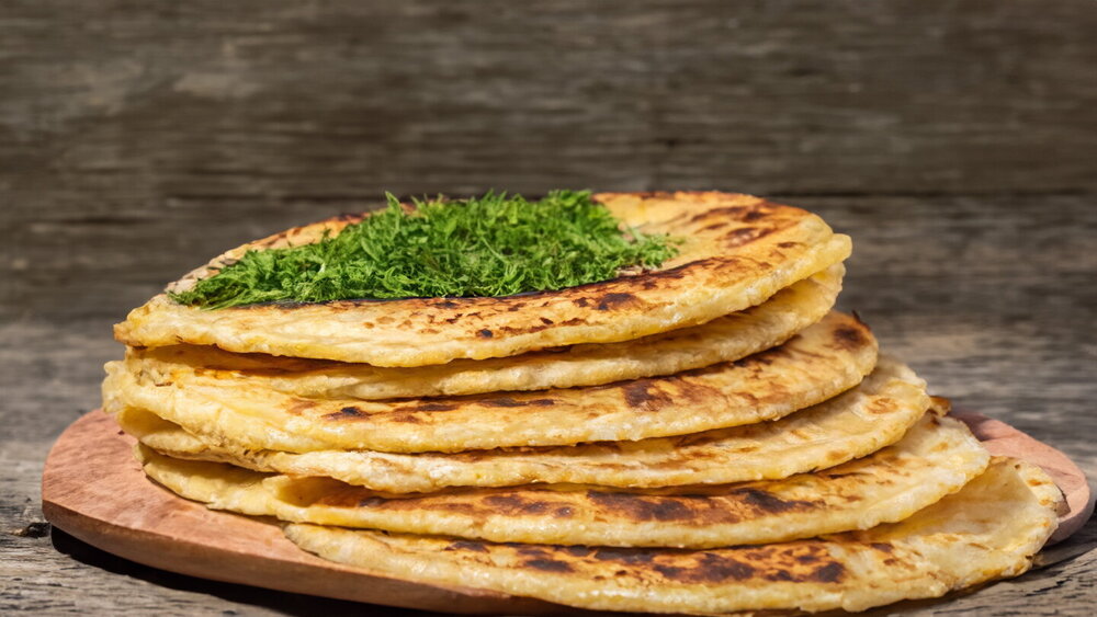 Skillet Katlama Flatbreads with Onion