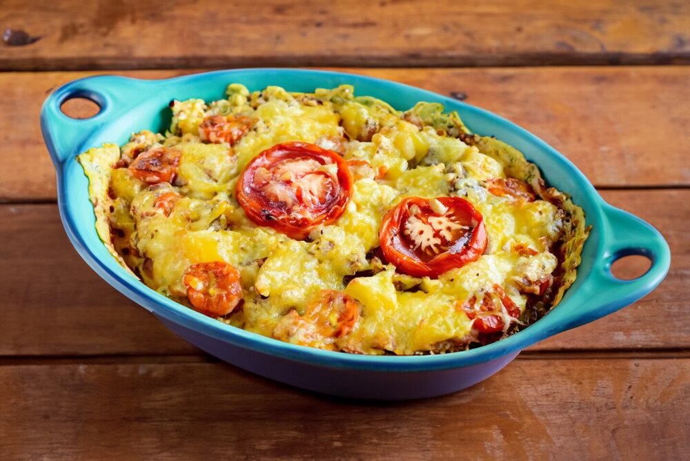 Oven-Baked Meat and Potato Casserole