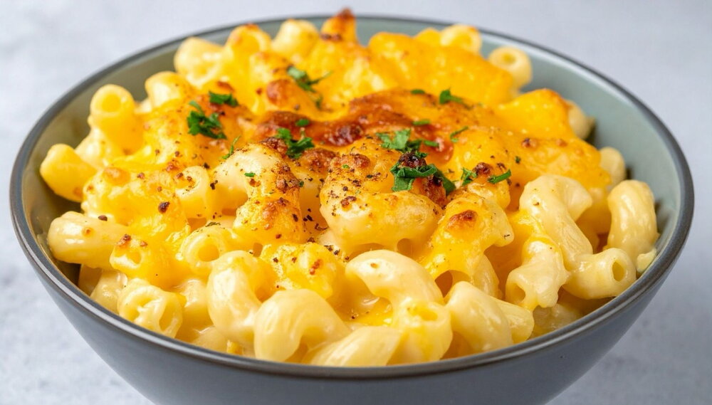 Cauliflower macaroni cheese