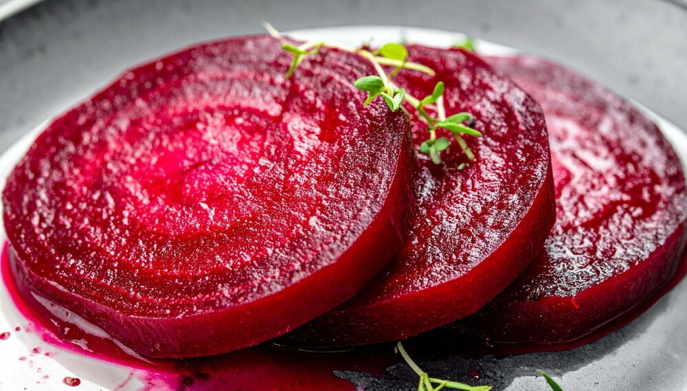 Marinated beetroot