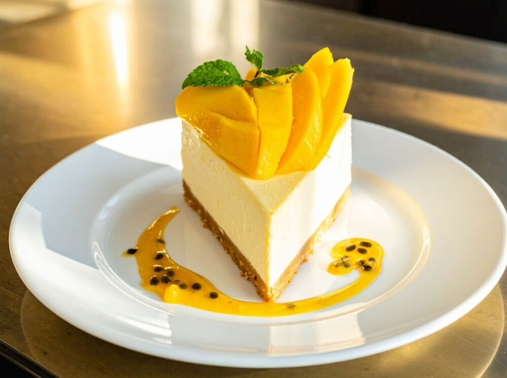 Mango cheesecake