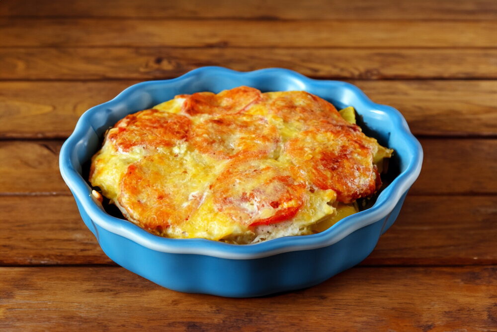 Oven-Baked Chicken Fillet with Potatoes