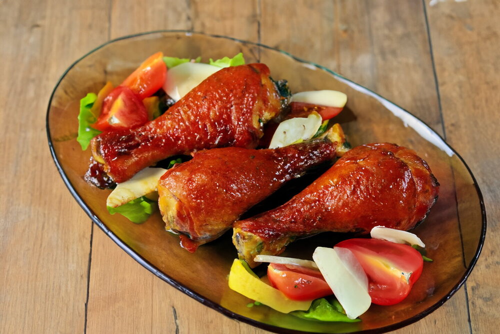Caramel Oven-Baked Chicken Drumsticks with a Crispy Crust