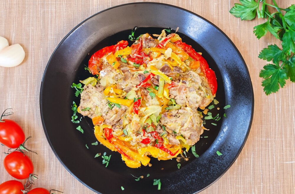 Braised Turkey in a Skillet