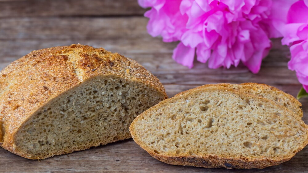Whole Wheat Yeast Bread Baked in the Oven