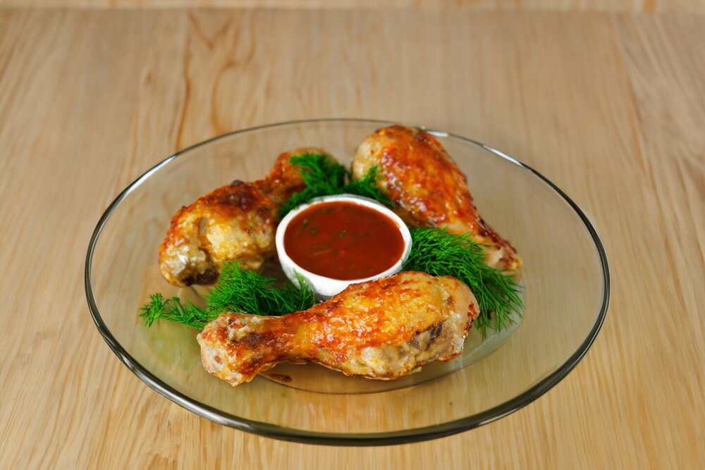 Oven-Baked Chicken Drumsticks in Foil