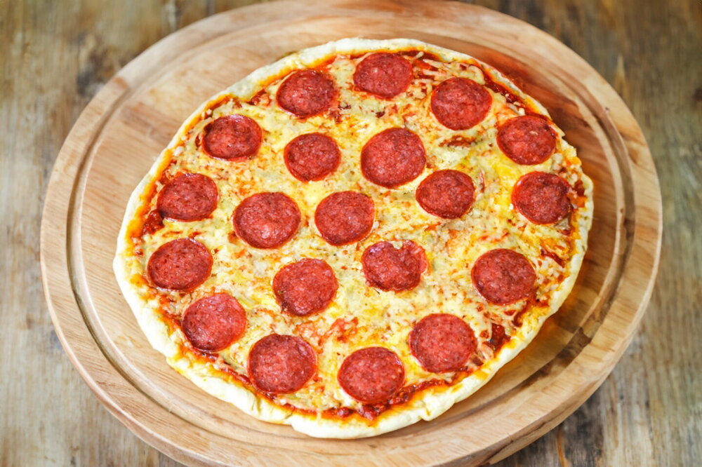 Classic Homemade Pepperoni Pizza