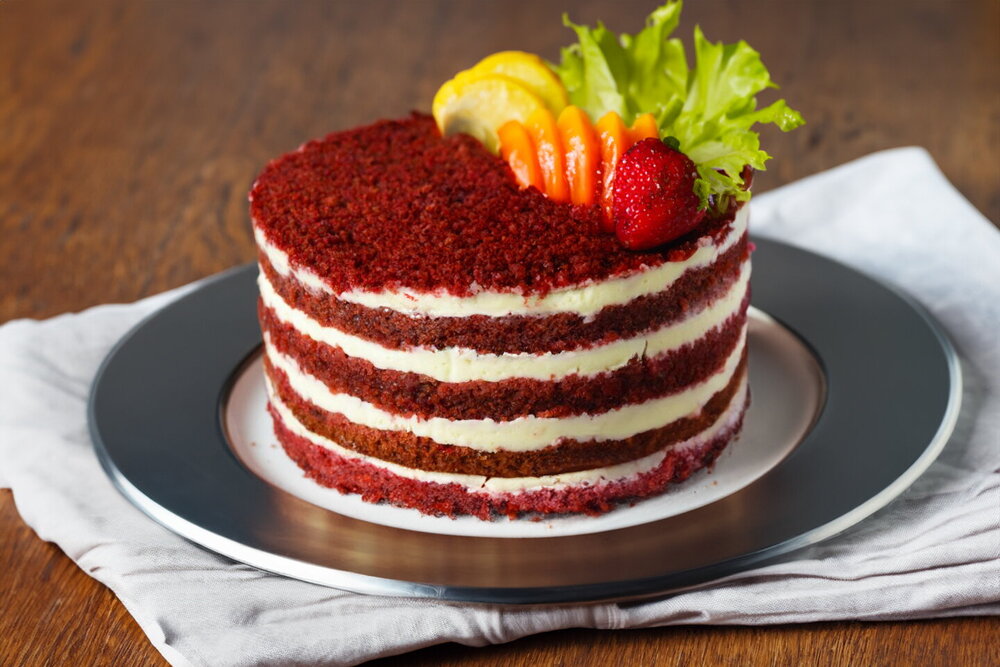 Red Velvet Cake with Cream Cheese Frosting