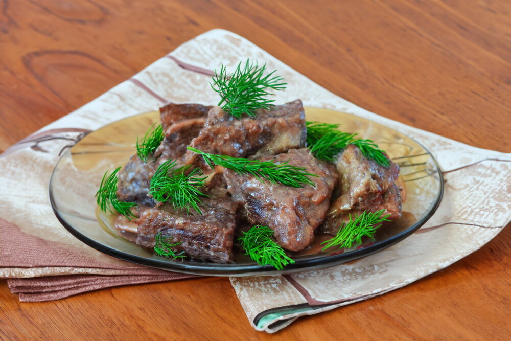 Beef Braised in Pomegranate Juice and Red Wine