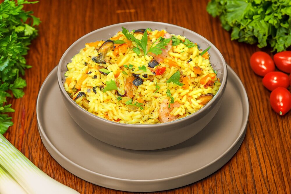 Seafood Pilaf