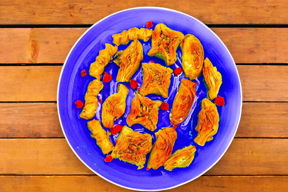 Turkish Phyllo Baklava with Walnuts