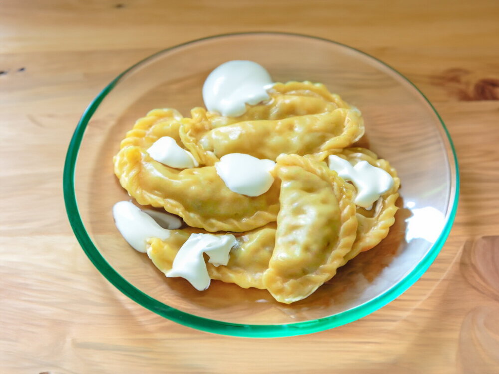 Mushroom Varenyky (Dumplings)