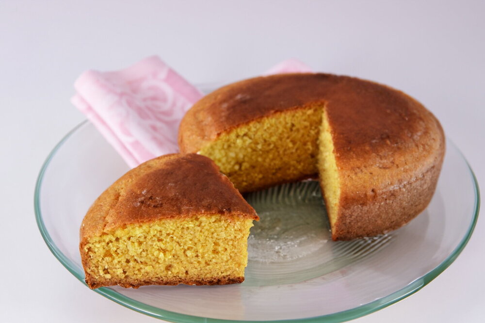Wheat–Corn Kefir Cake