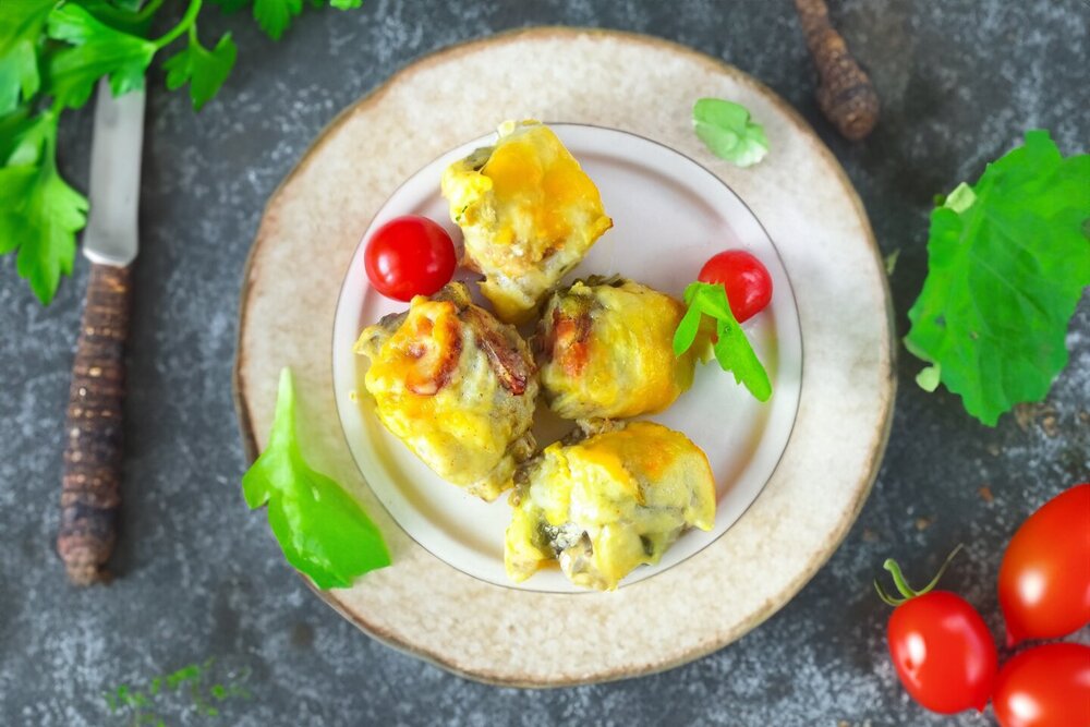 Pollock with Cheese in the Oven