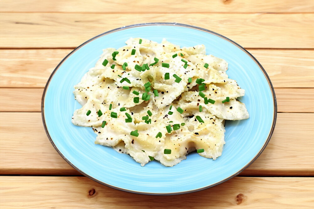 Pasta in a Milk-and-Butter Cheese Sauce