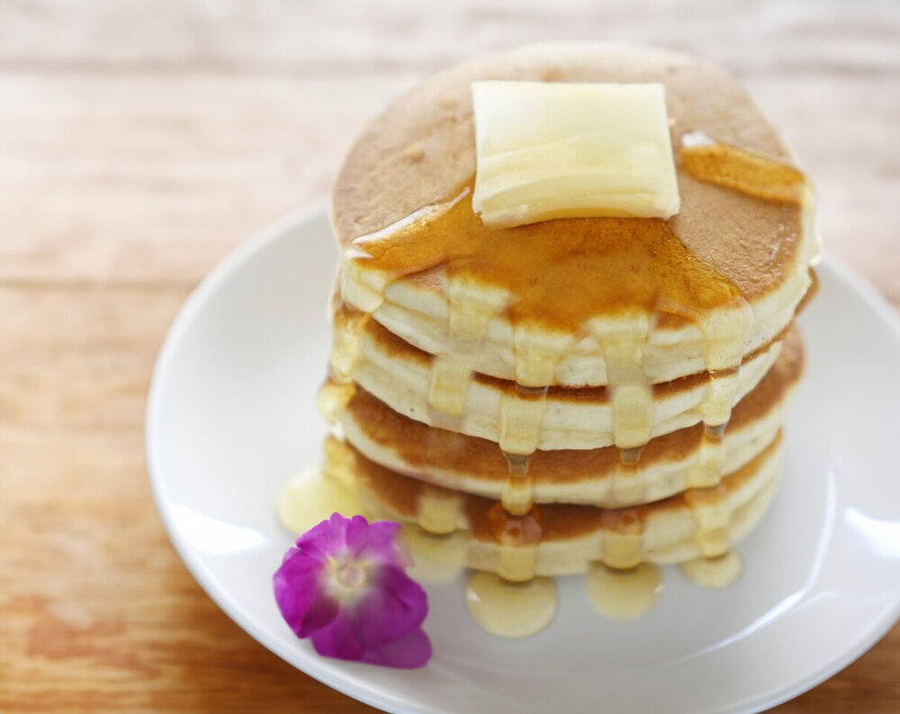 Fluffy Milk Pancakes
