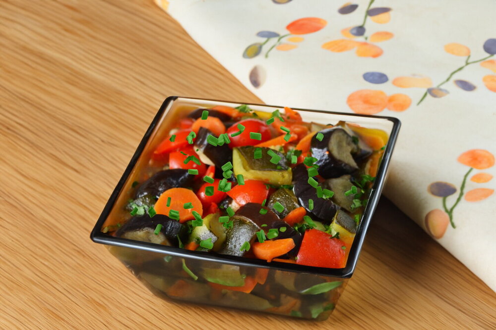 Vegetable Stew with Eggplant and Zucchini