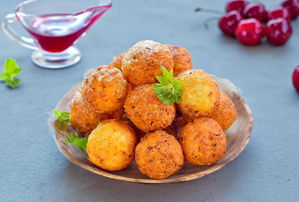 Cottage Cheese Doughnuts in Oil