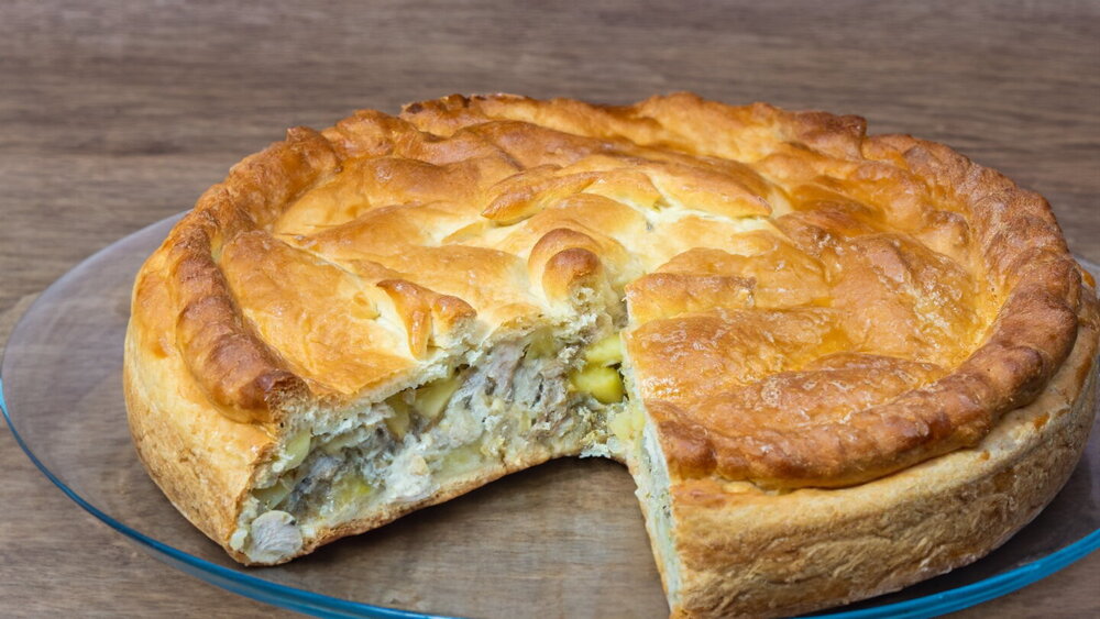 Kefir Chicken and Potato Pie