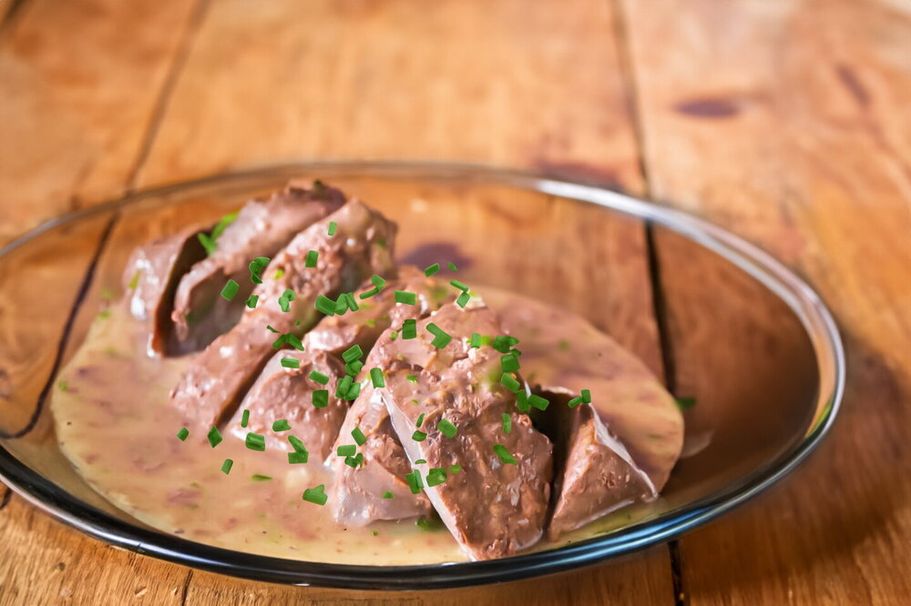 Pan-Fried Beef Liver with Gravy