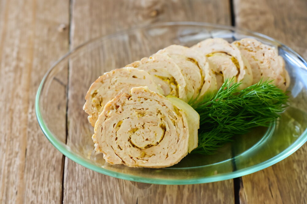 Oven-Baked Chicken Roll in Foil