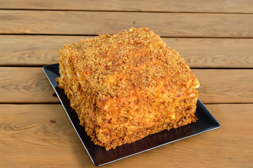 Gluten free and sugar free honey cake