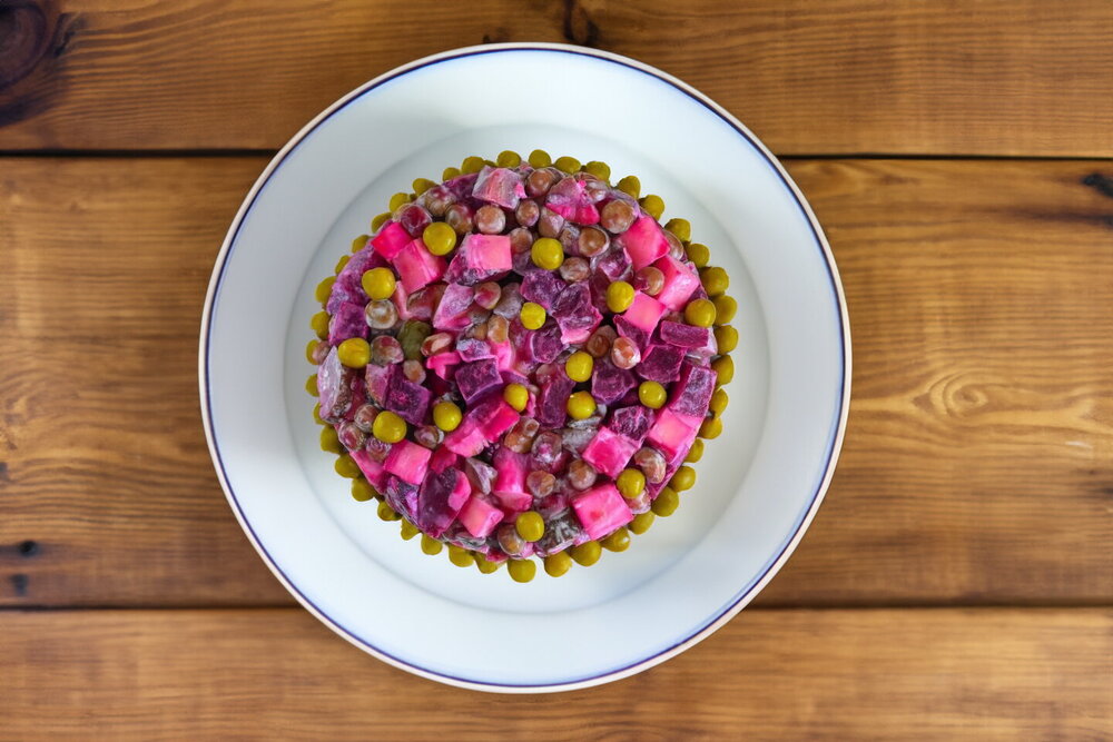 Violetta Salad with Beets and Salted Cucumber