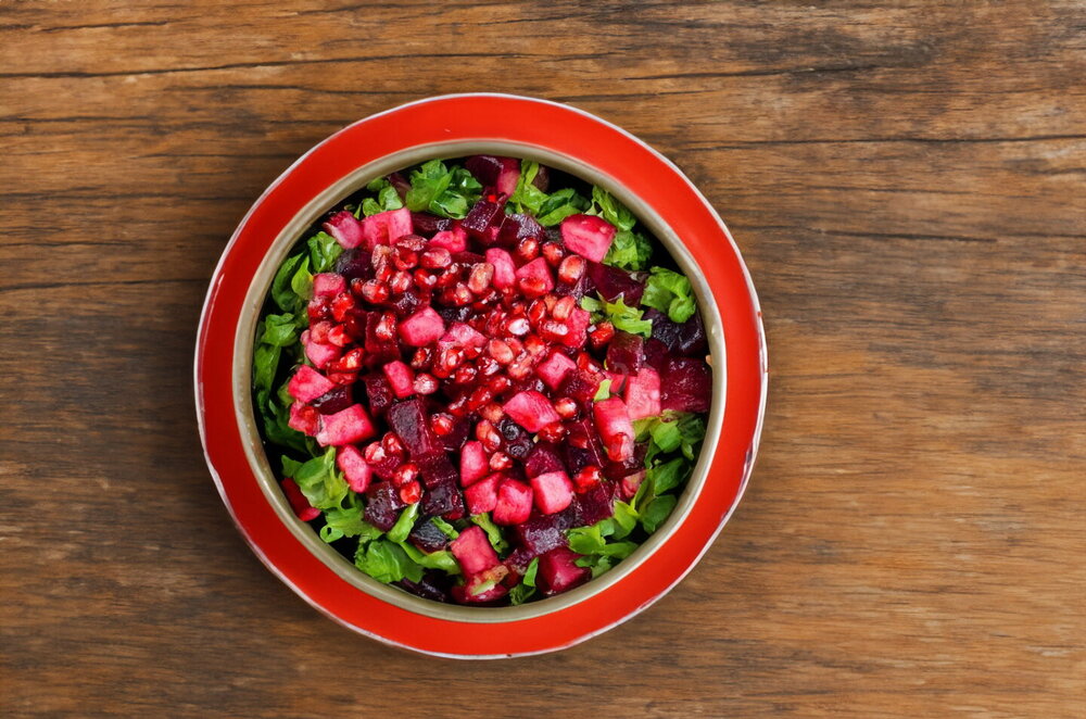 Beet and Pomegranate Salad