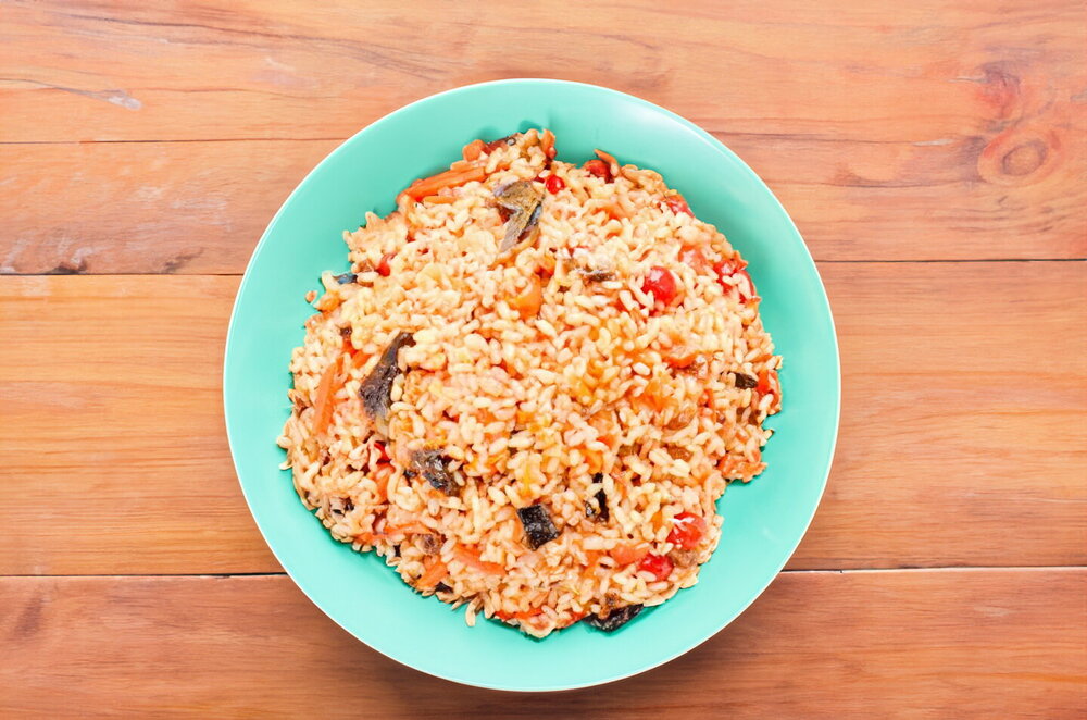 Meatless Pilaf with Dried Fruit