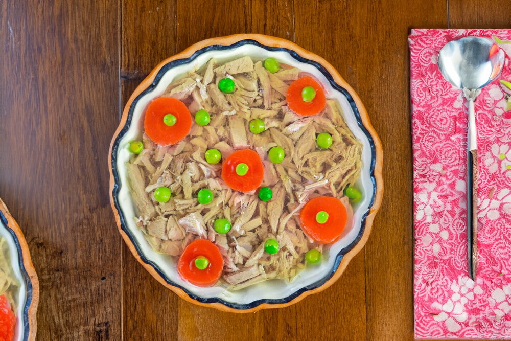 Pork Aspic with Gelatin