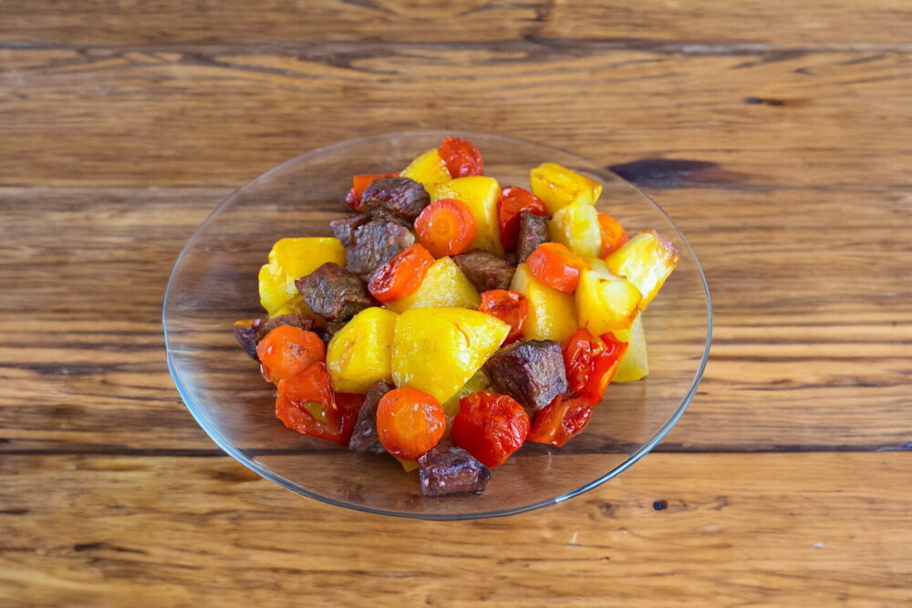 Oven-Braised Meat with Vegetables