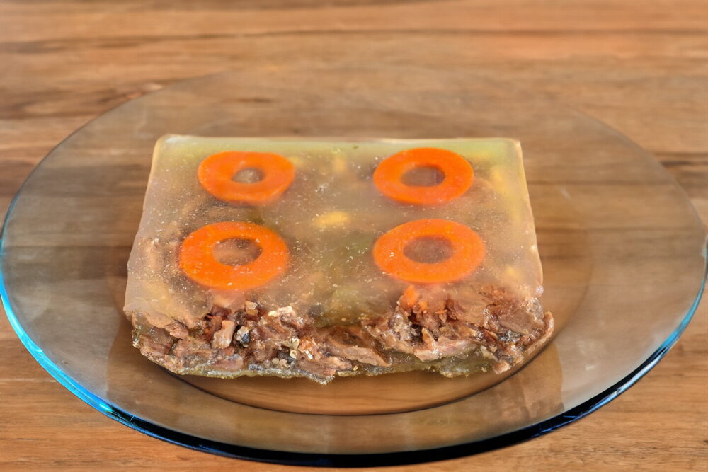 Beef Aspic with Gelatin