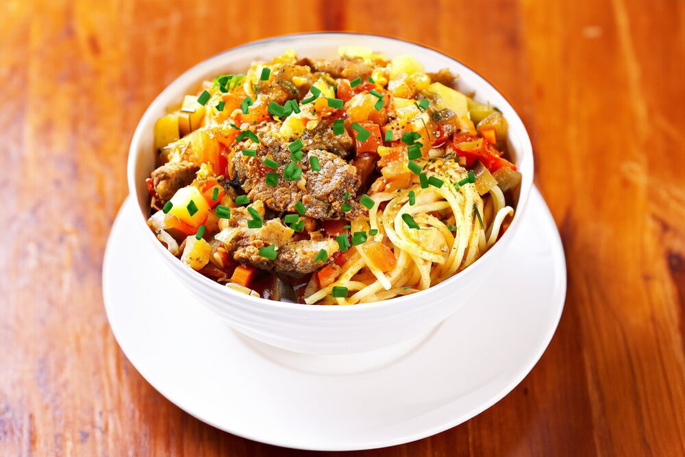 Classic Beef Lagman in a Multicooker