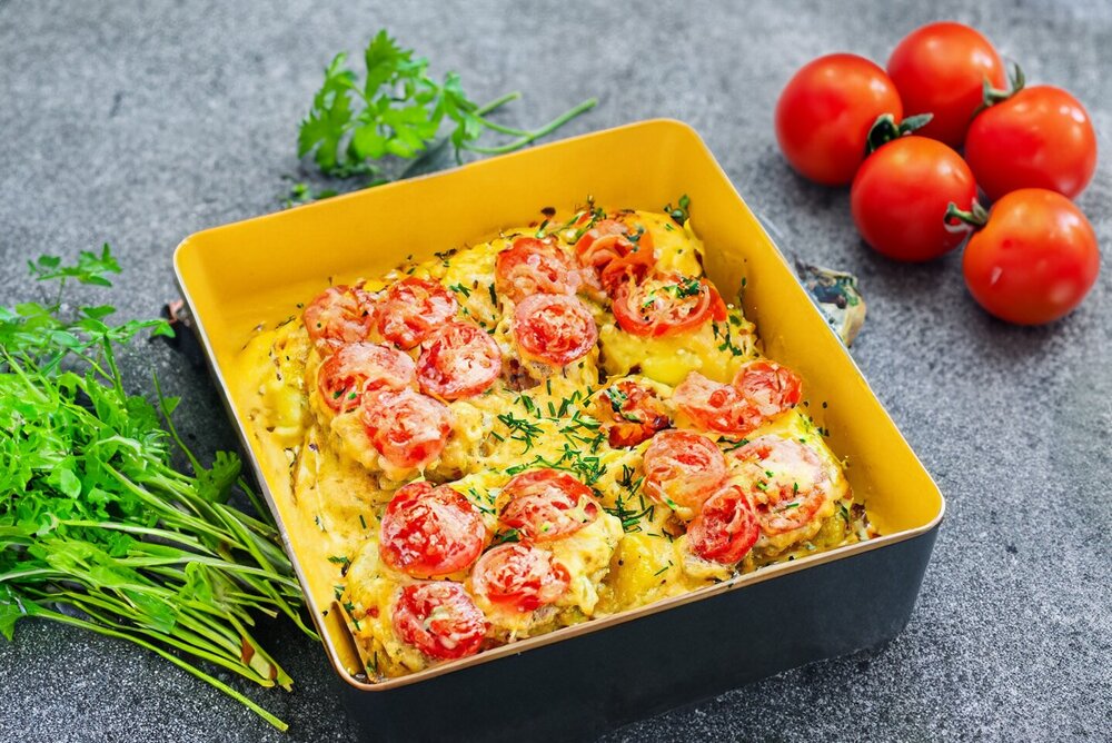 Oven-Baked Meat Without Mayonnaise