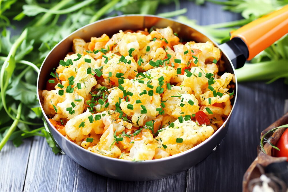 Cauliflower with Tomatoes