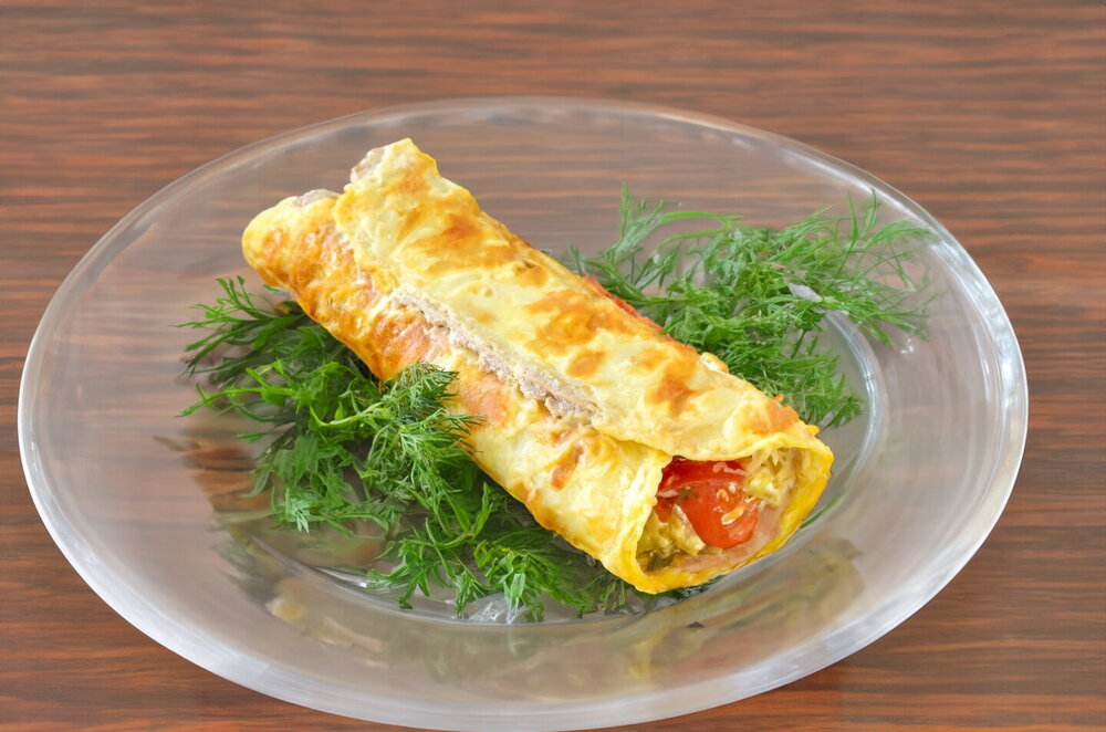 Skillet Minced-Meat Brizol Roll