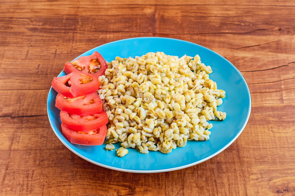 Pearl Barley Porridge on Water in a Multicooker